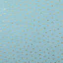 Double Gauze Foil Twigs Blue