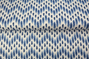 Canvas Digital Blauwe Zigzag Druppels