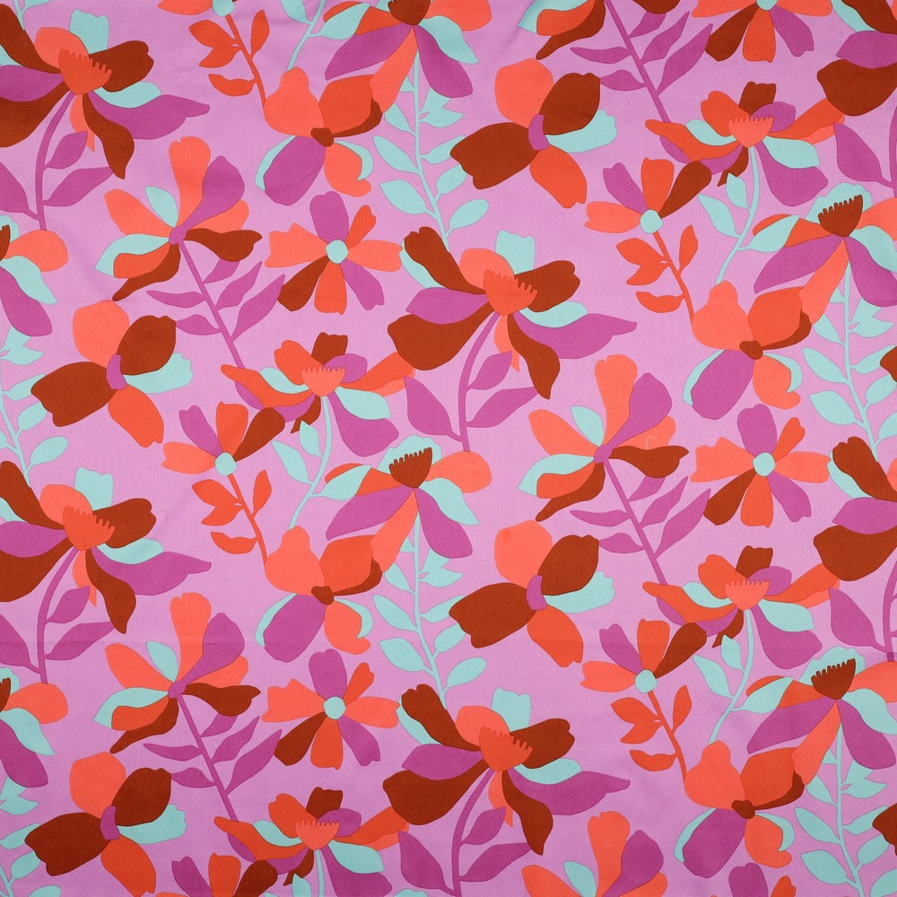 Cotton Satin Cloverdale Nerida Hansen Lavender