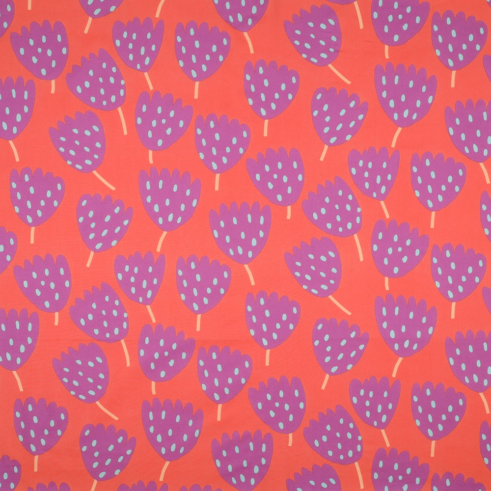 Fine Poplin Tulip Nerida Hansen Coral