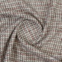 Chanel Ruitje Antraciet/Wit/Rood