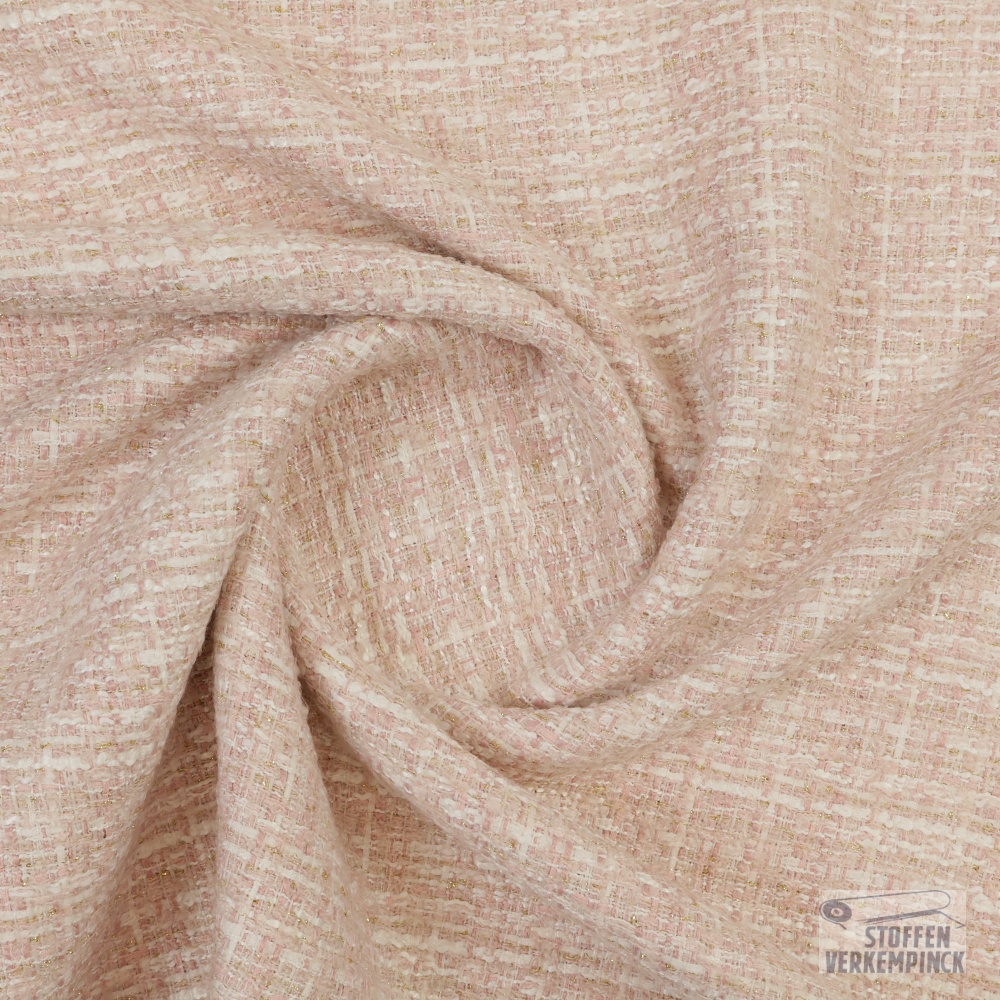 Chanel Lurex Roze/Wit/Goud