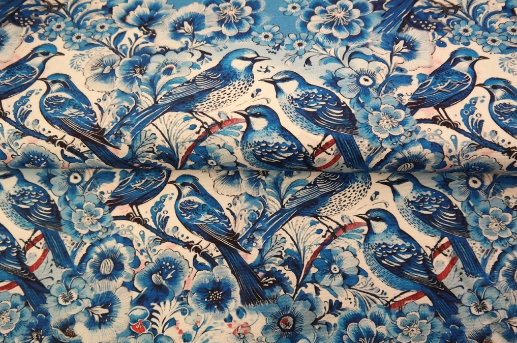 Canvas Digital Nightingale Blue
