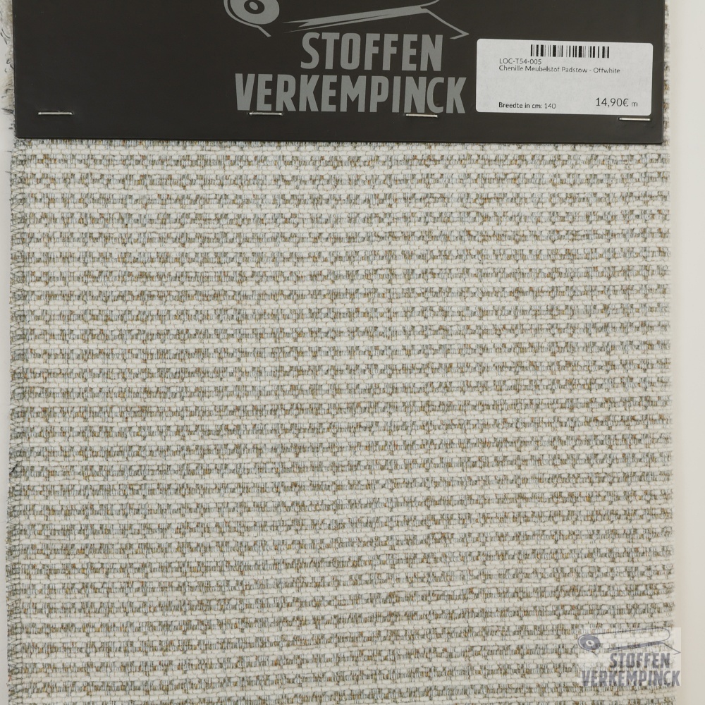 Chenille Meubelstof Padstow - Offwhite