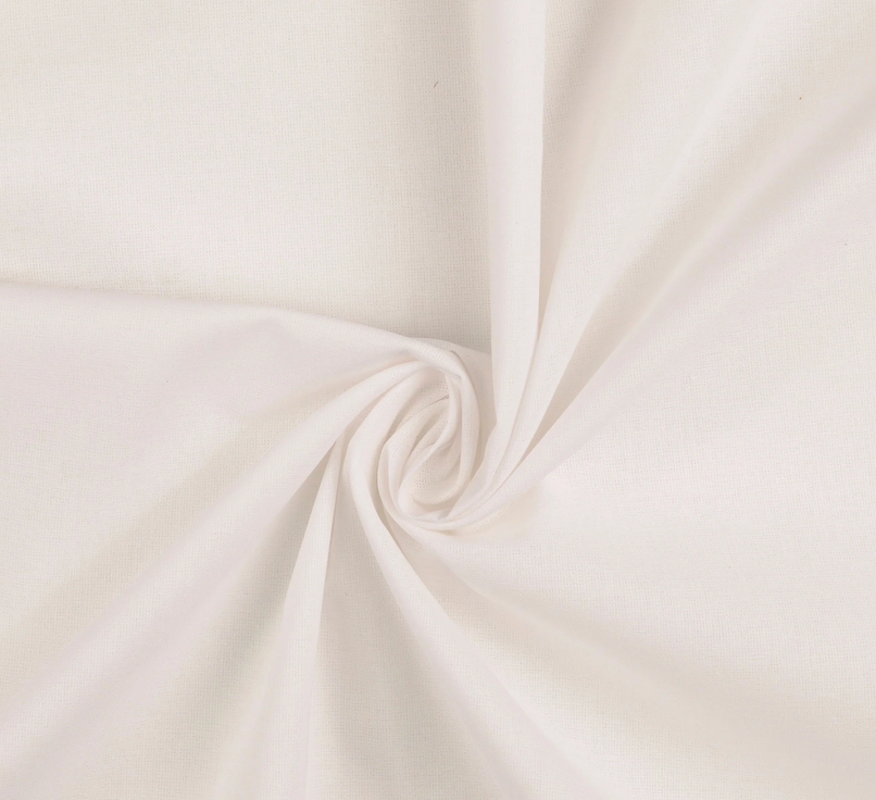 Lakenstof Percale Easy Care Wit