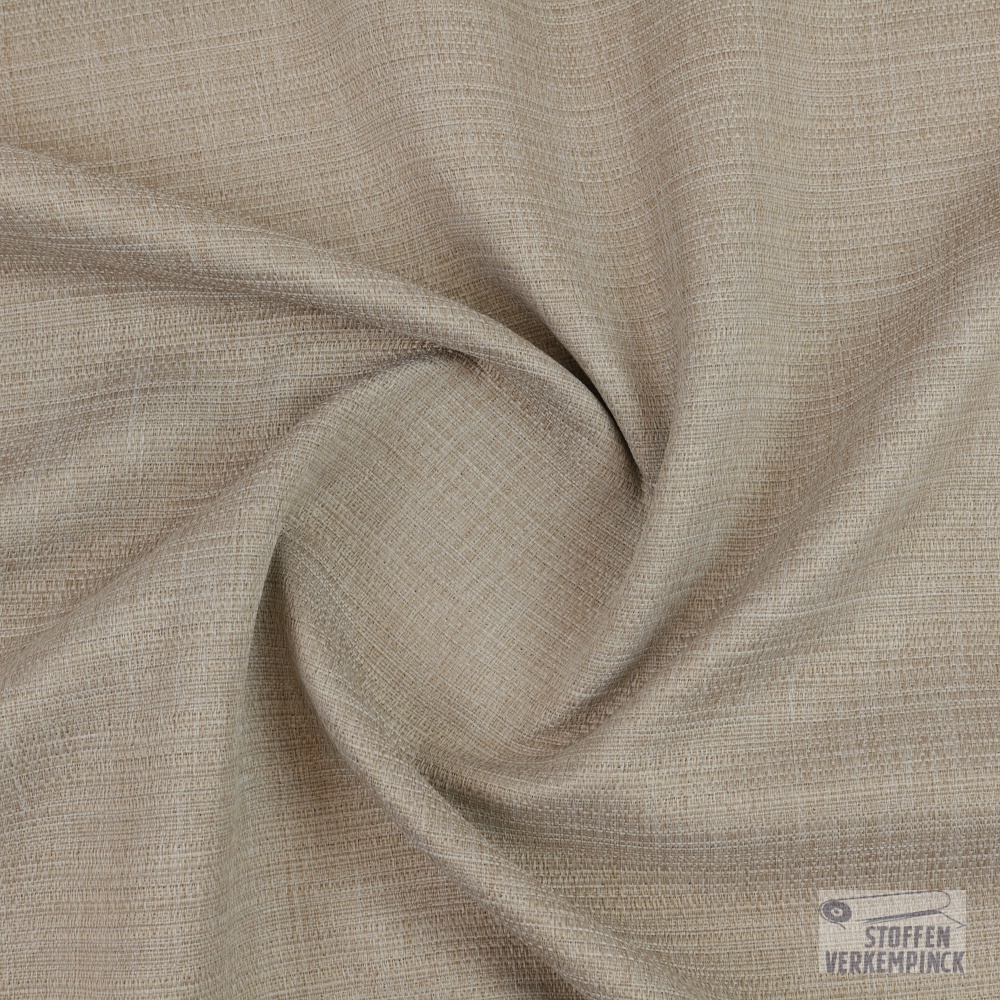 Gordijnstof Dimout Uni "Rien 08 - Stucco"  