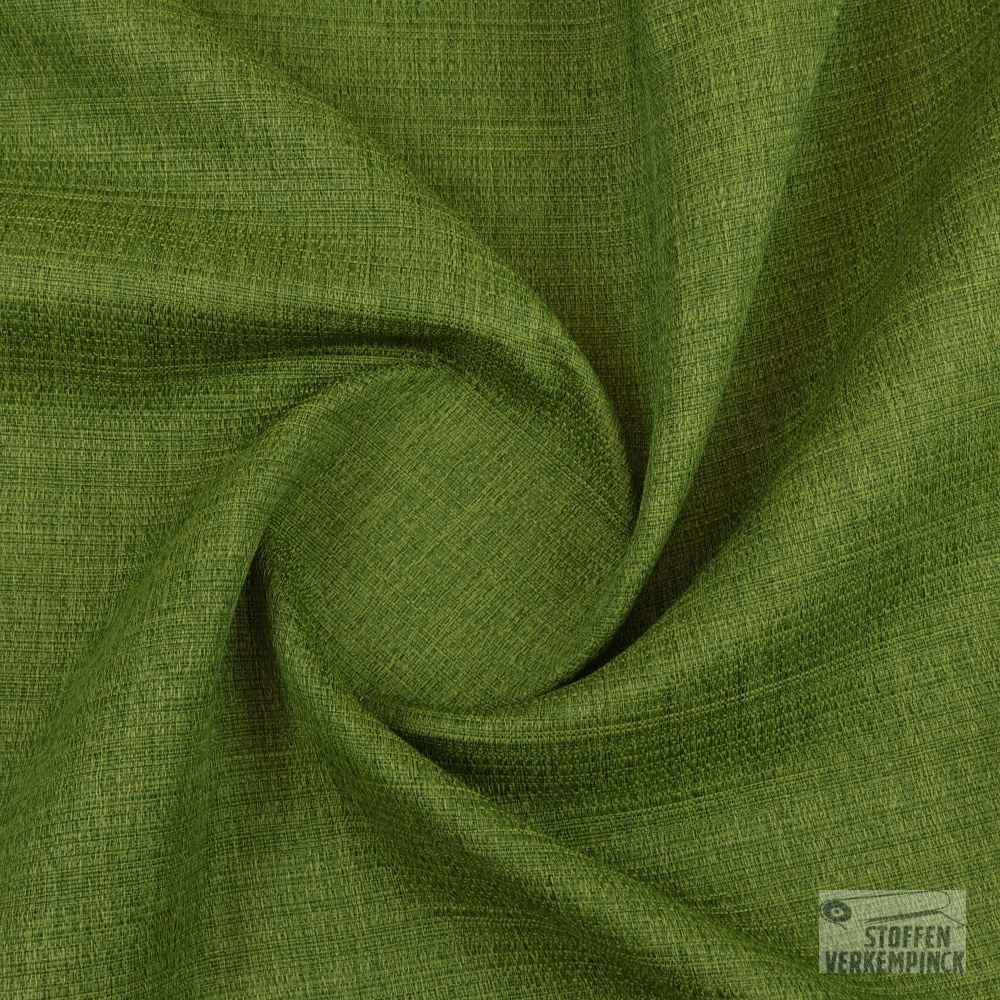Gordijnstof Dimout Uni "Rien 23 - Spinach" 