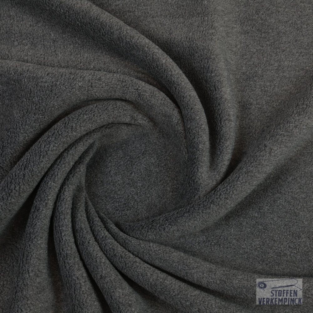Fleece Donker Grijs Mélange