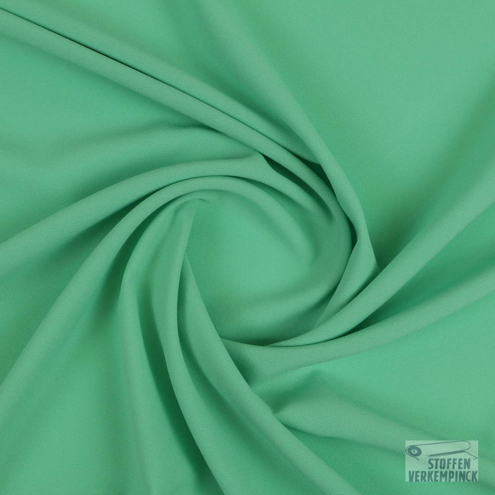 Stretch Crêpe Jadegroen