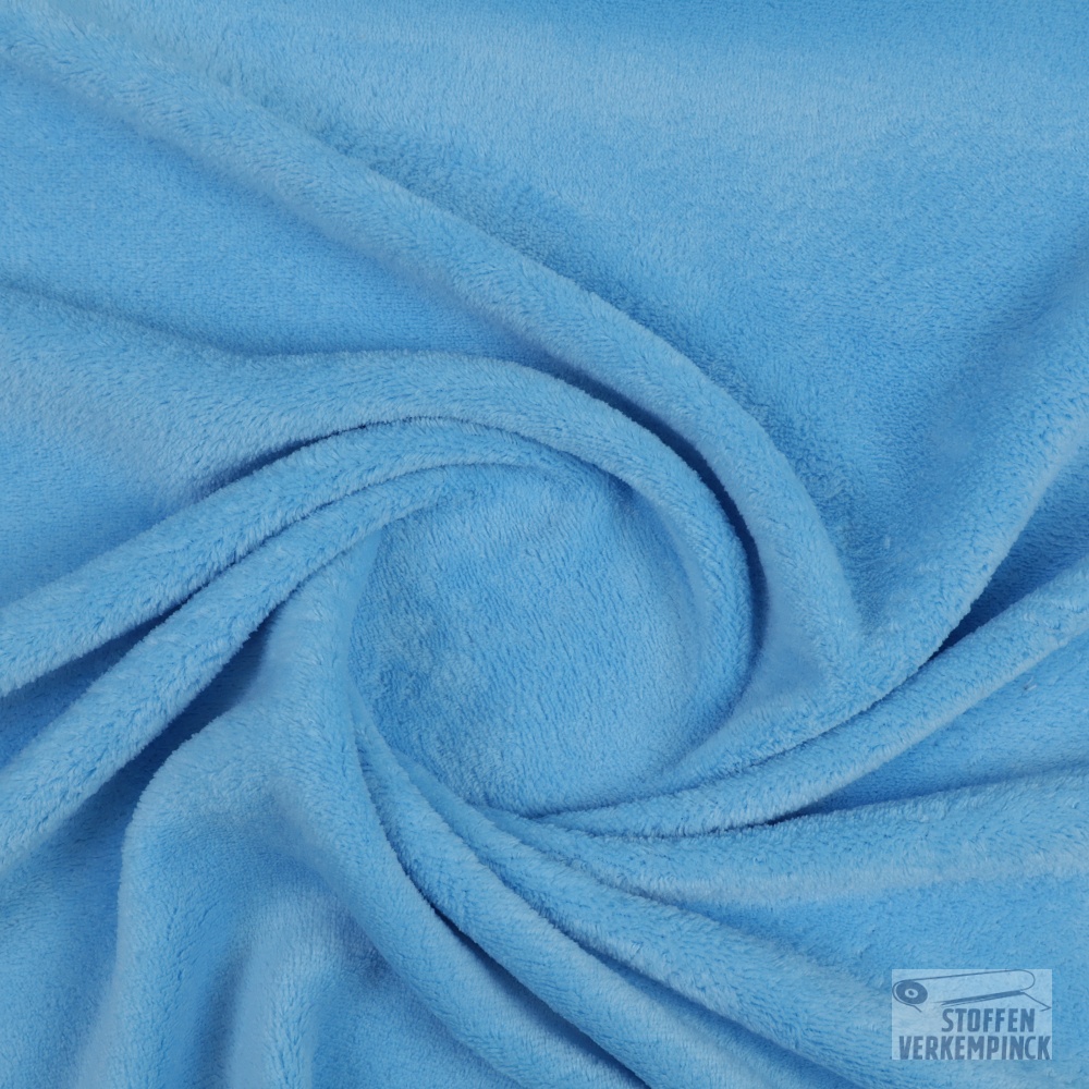 Wellnessfleece Uni Licht Turquoise
