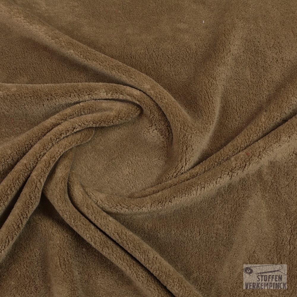 Wellnessfleece Uni Donker Beige