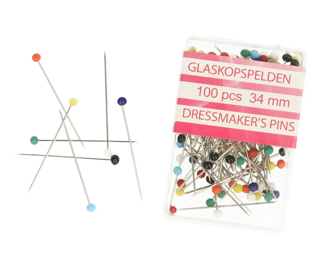 Opry Glaskopspelden 34mm - 100st