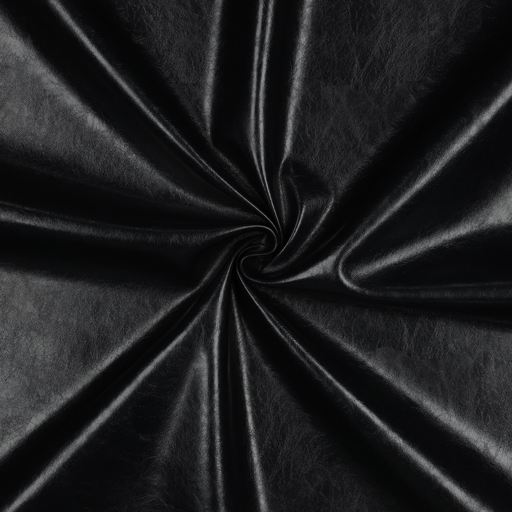 Stretch Imitatieleer Shiny Black