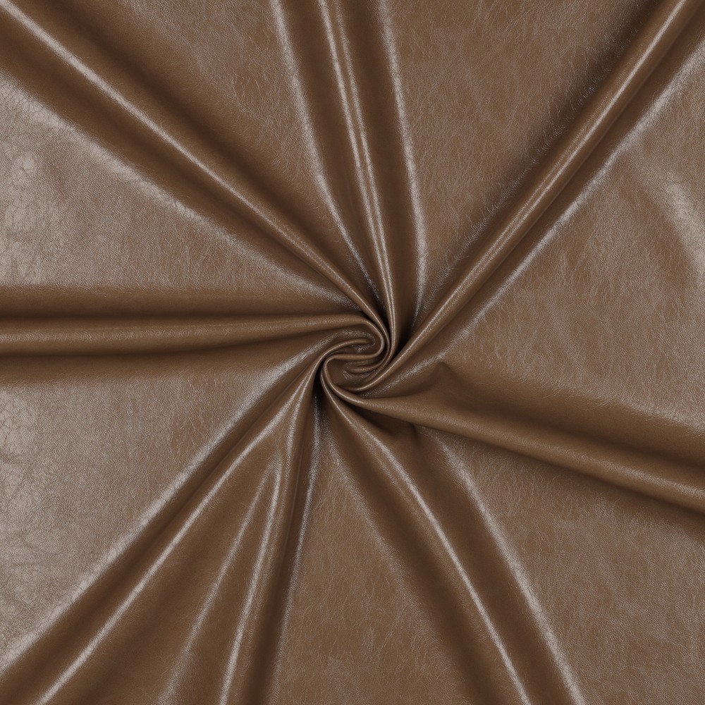 Stretch Imitatieleer Shiny Taupe