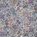 Fine poplin Digital Flowers Off White