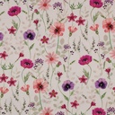 Jersey Digital Fieldflower Ecru