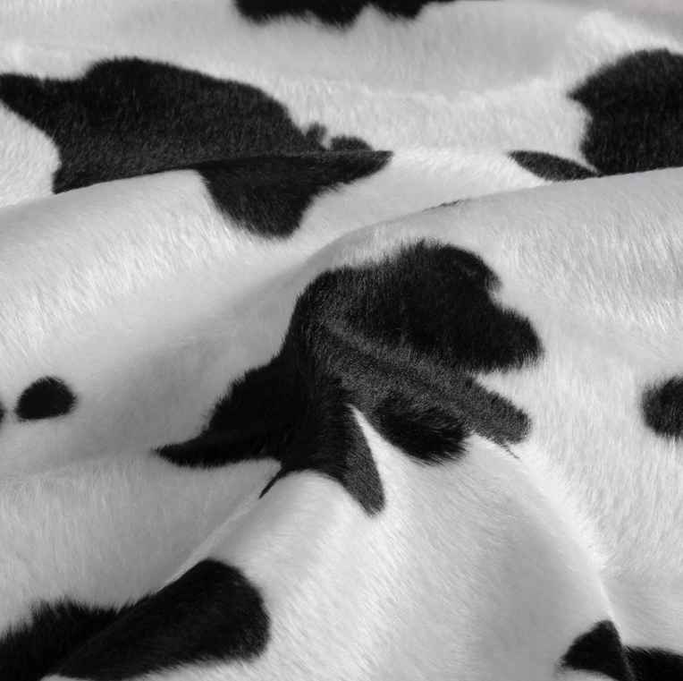 Velboa Cow Black/White