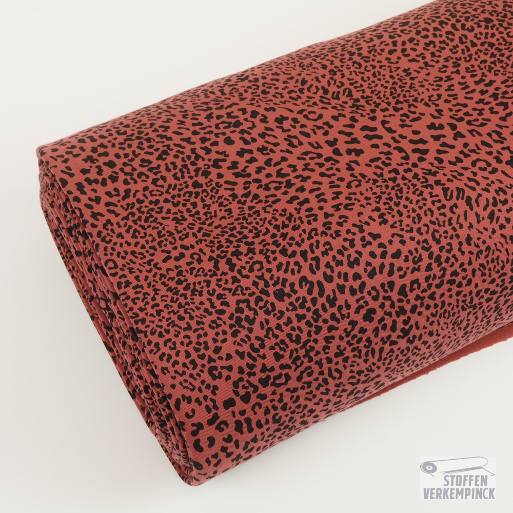 Jogging Print Bio Cotton Leopard Terra