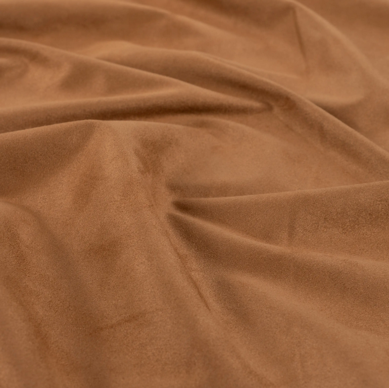 Stretch double Suède Cognac