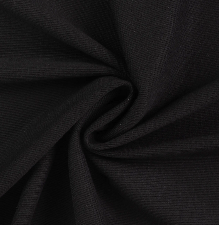 Boordstof 2/1 Rib Black