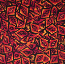 Stretch Viscose Graphic Red