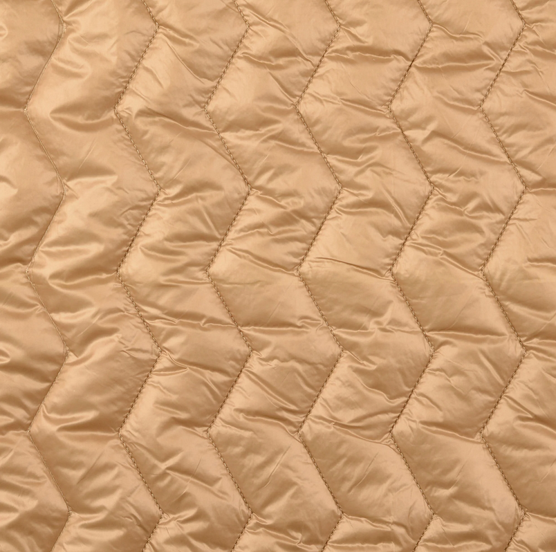 Matelassé Zigzagpatroon Beige