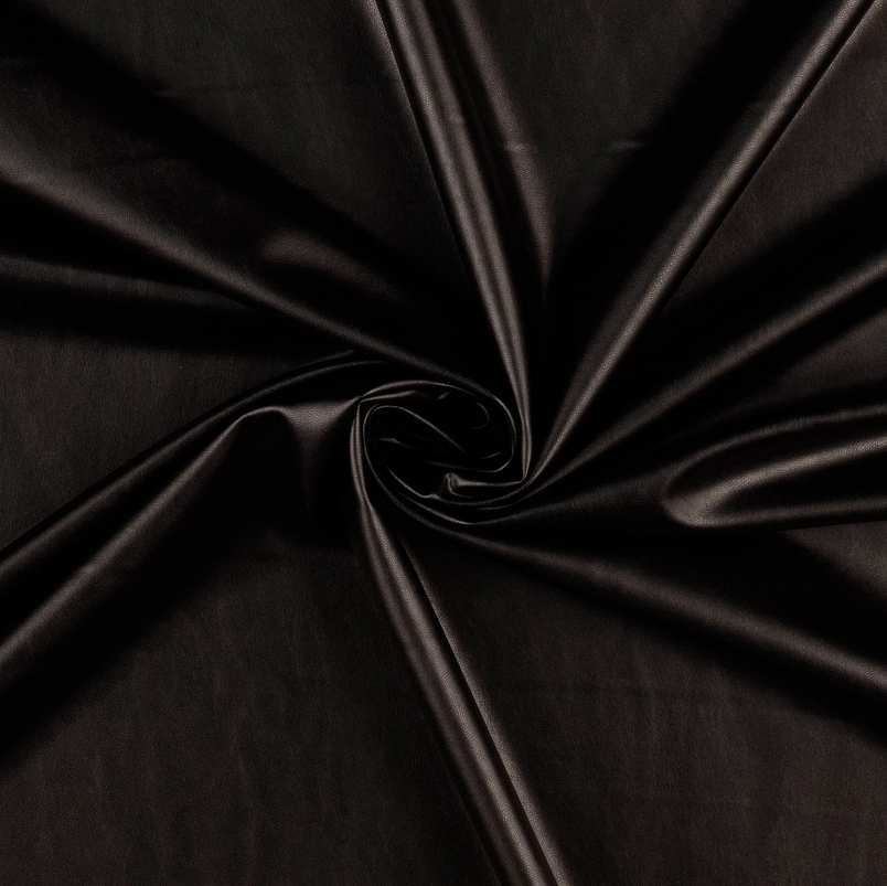 Imitation Leather Stretch Black
