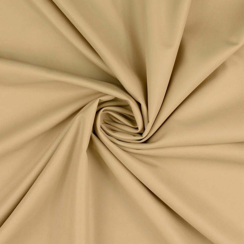 Imitation Leather Stretch Light Beige