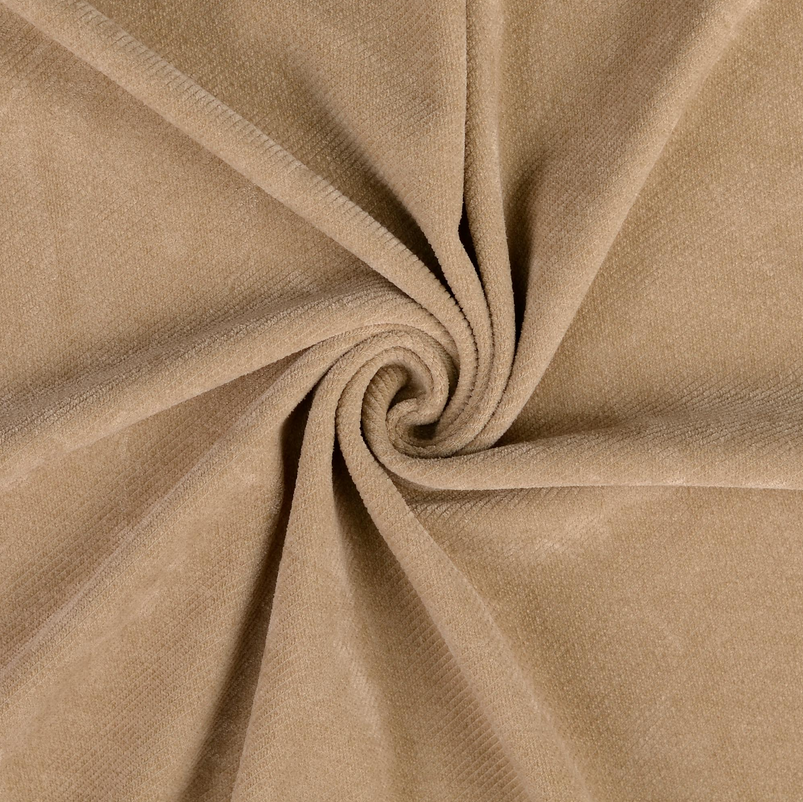 Velvet Jersey Twill Beige