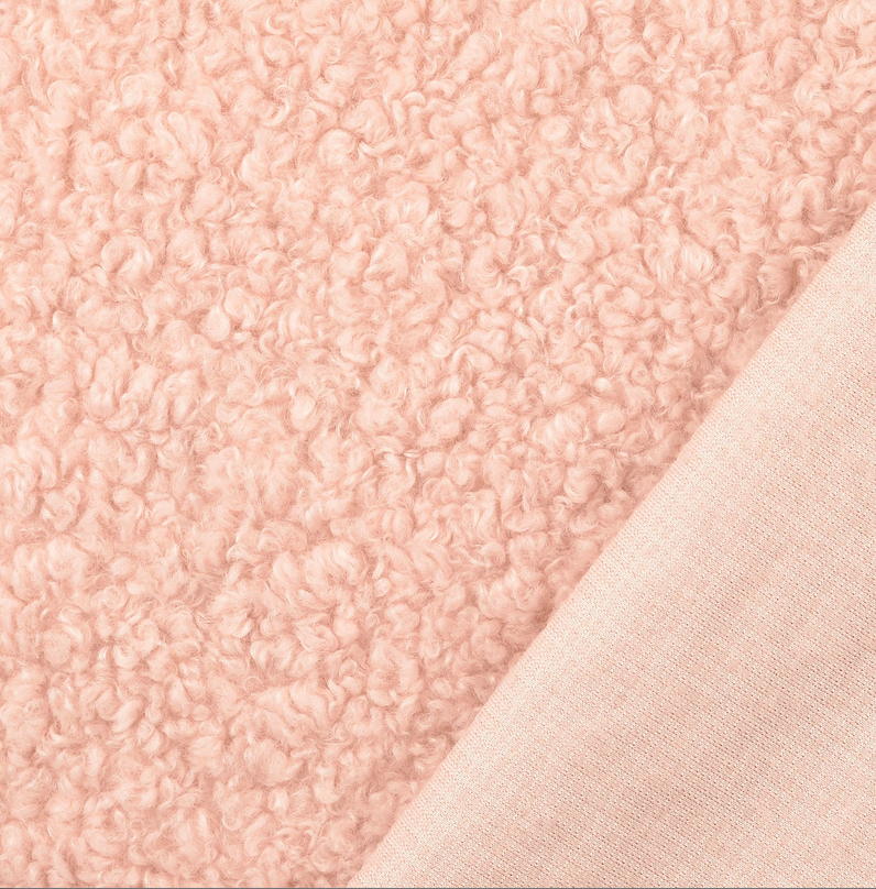 Wollen Imitatiebont Roze