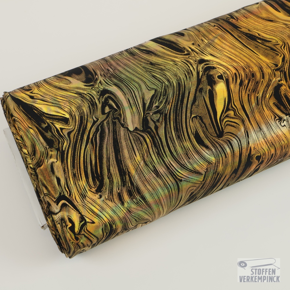 Jazzlycra Lamé Flames Black/Gold