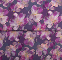 French Terry digital Daisy Bloom Purple