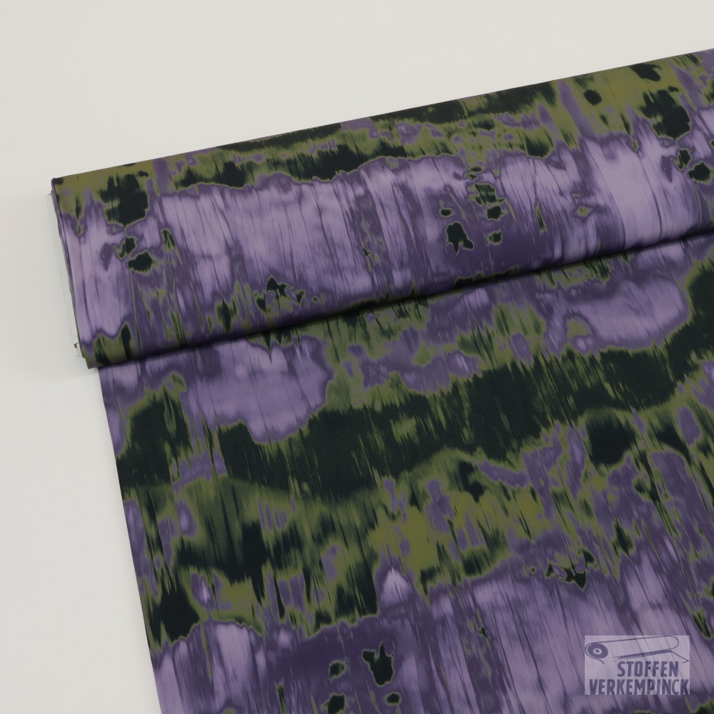 Peach Touch Abstract Purple/Green