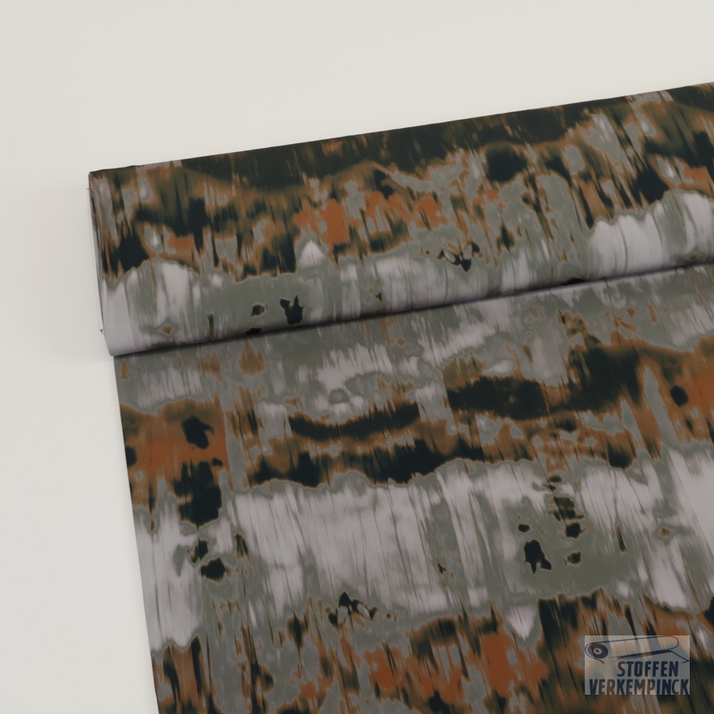 Peach Touch Abstract terra/Grey