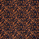 Jersey Viscose Spots Orange/Navy