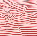 Jersey Katoen Yd Stripe Red