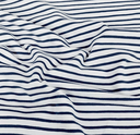Jersey Katoen Yd Stripe Navy