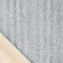 Ribvelour Frosty met Teddy Cofur Light Denimblue