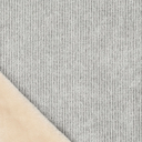 Ribvelour Frosty met Teddy Cofur Light Grey