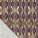 Jersey Digiprint Stretched Diamonds Lurex Brown