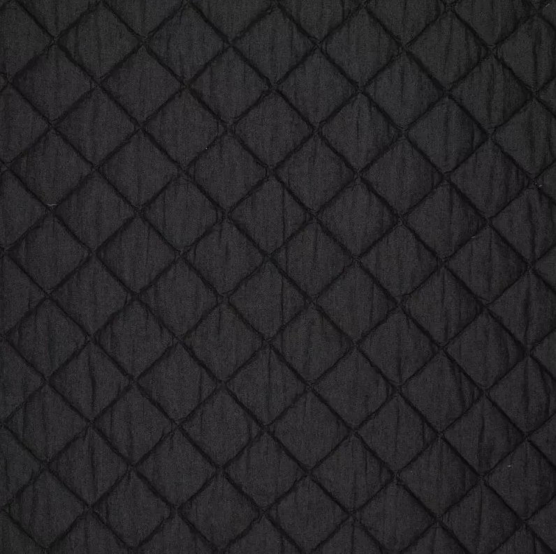 Matelassé Jeans Black