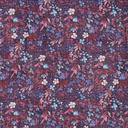 Stretch Corduroy Digiprint Flowers - Purple
