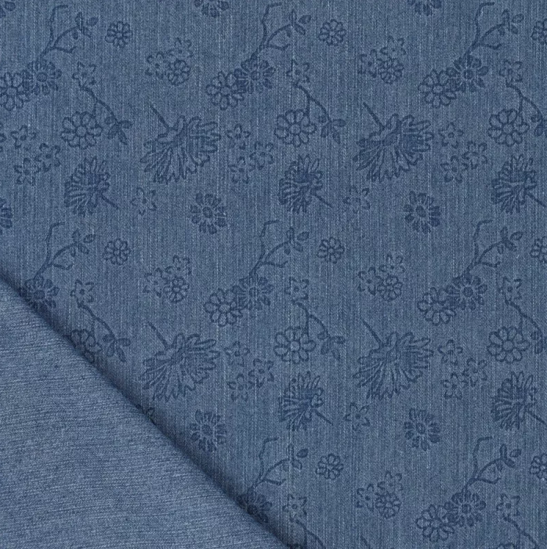 Embossed Jeans 9.5 OZ  Blue