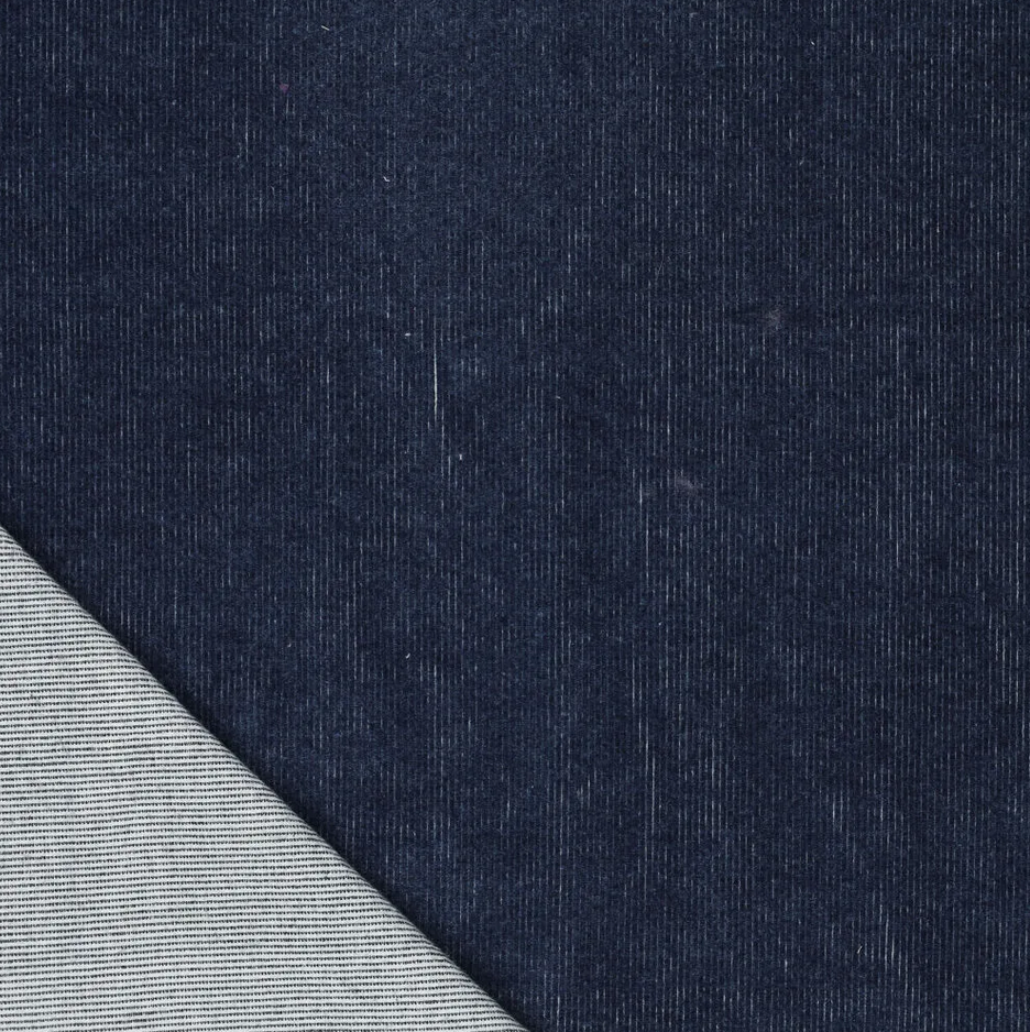 Stretch Indigo Corduroy Washed Dark Blue