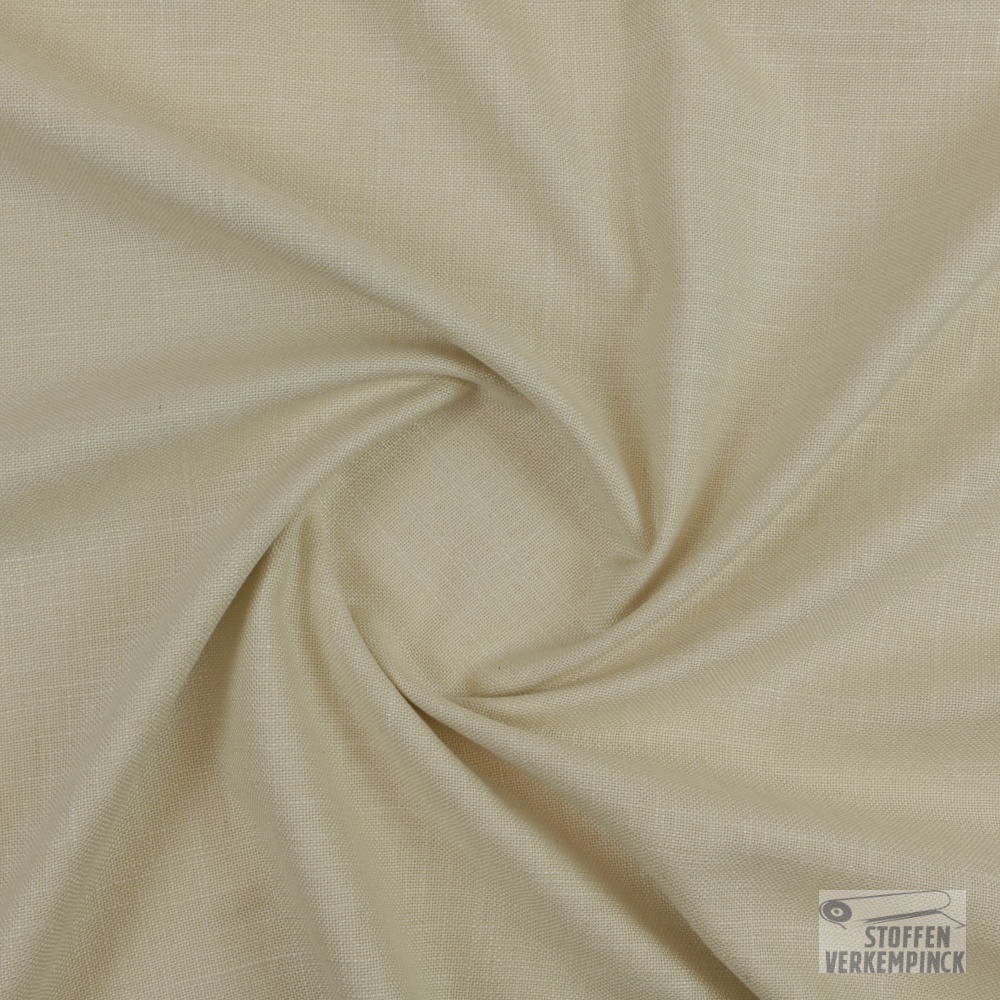 Gordijnstof Viscose/Linnen Uni "Proem 04 Natural"