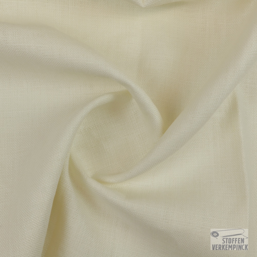 Gordijnstof Linnen Uni "Essential Light - 20 Cream"