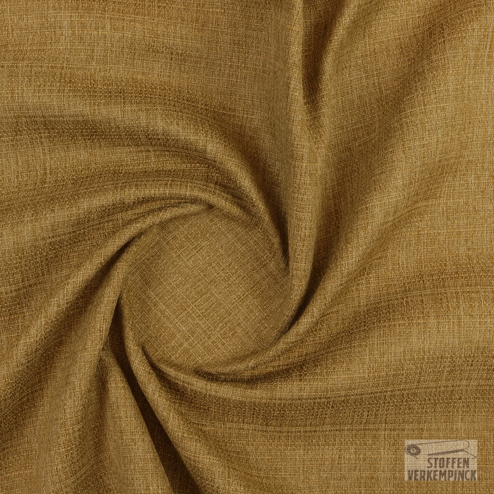 Gordijnstof Dimout Uni "Rien 24 - Bronze" 