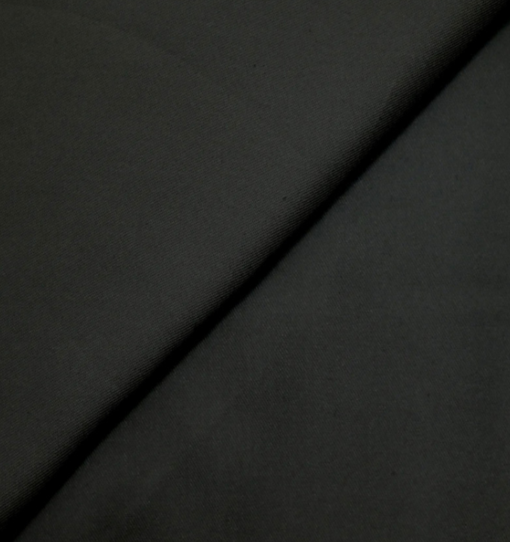 Heavy Viscose Twill Black