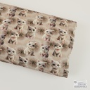 French Terry digital 3D Kitty Cats