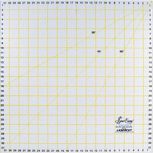 Patchwork Liniaal 32cm x 32cm